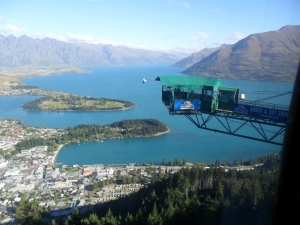 View from the gondola ride in Queenstown