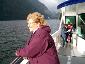 Milford Sound boat ride 